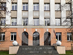 Merkelis RaÃÂkauskas Gymnasium in MaÃÂ¾eikiai photo